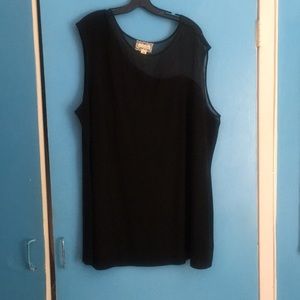 Plus Size Black Blouse